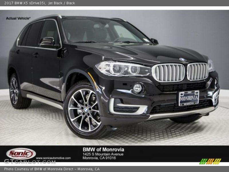 Jet Black / Black 2017 BMW X5 sDrive35i