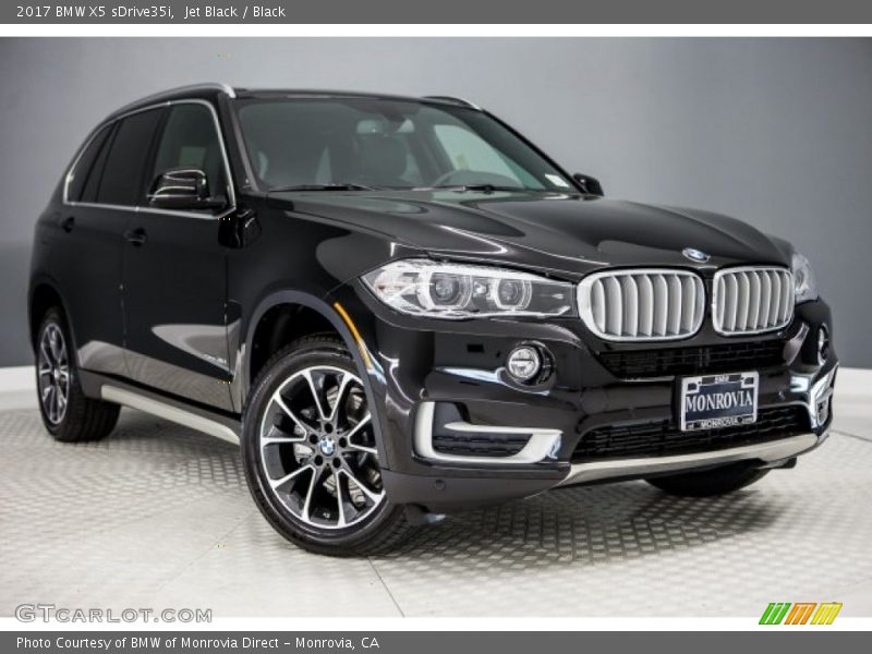 Jet Black / Black 2017 BMW X5 sDrive35i