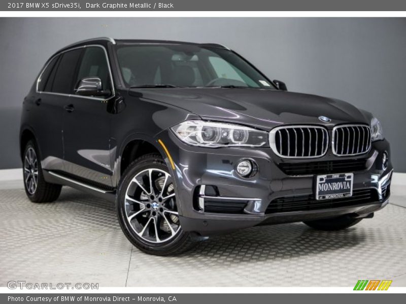 Dark Graphite Metallic / Black 2017 BMW X5 sDrive35i