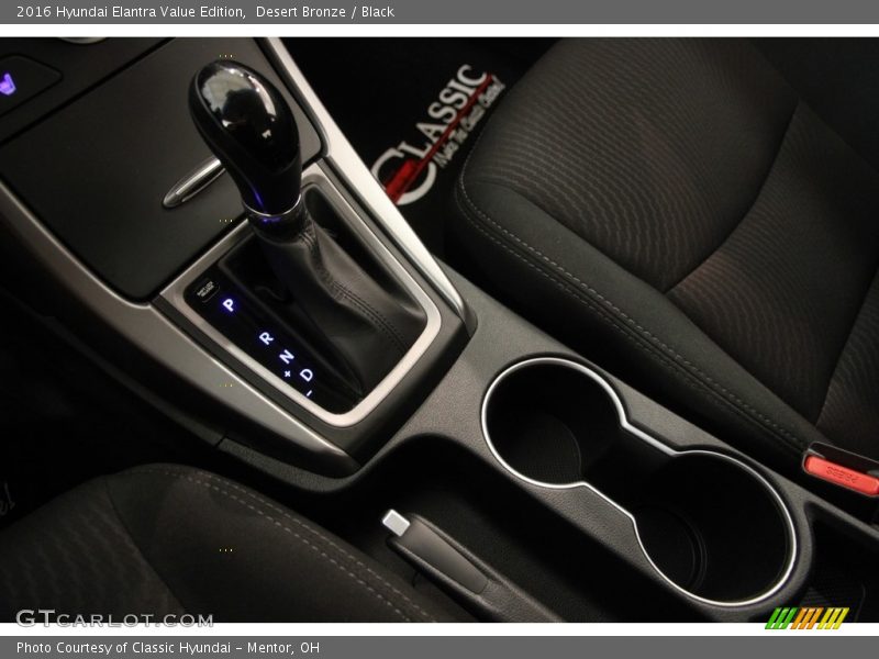 Desert Bronze / Black 2016 Hyundai Elantra Value Edition