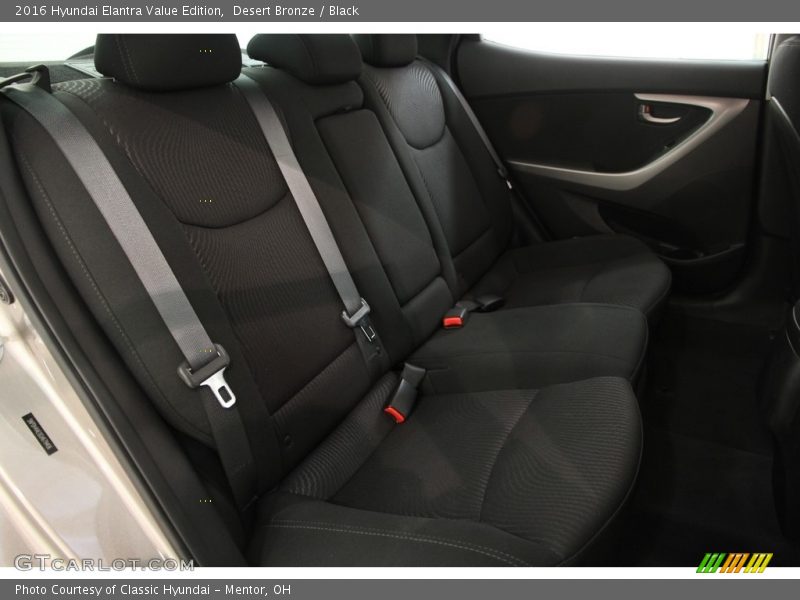 Desert Bronze / Black 2016 Hyundai Elantra Value Edition