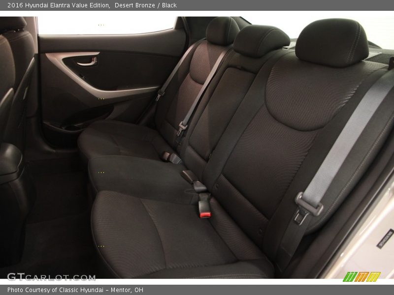 Desert Bronze / Black 2016 Hyundai Elantra Value Edition