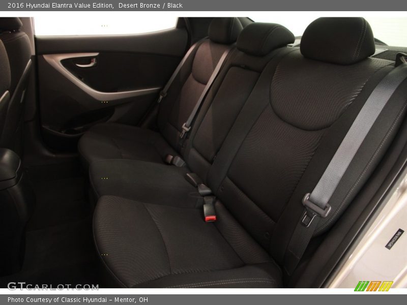Desert Bronze / Black 2016 Hyundai Elantra Value Edition