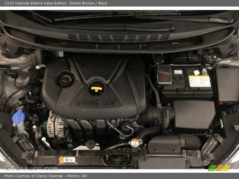 Desert Bronze / Black 2016 Hyundai Elantra Value Edition