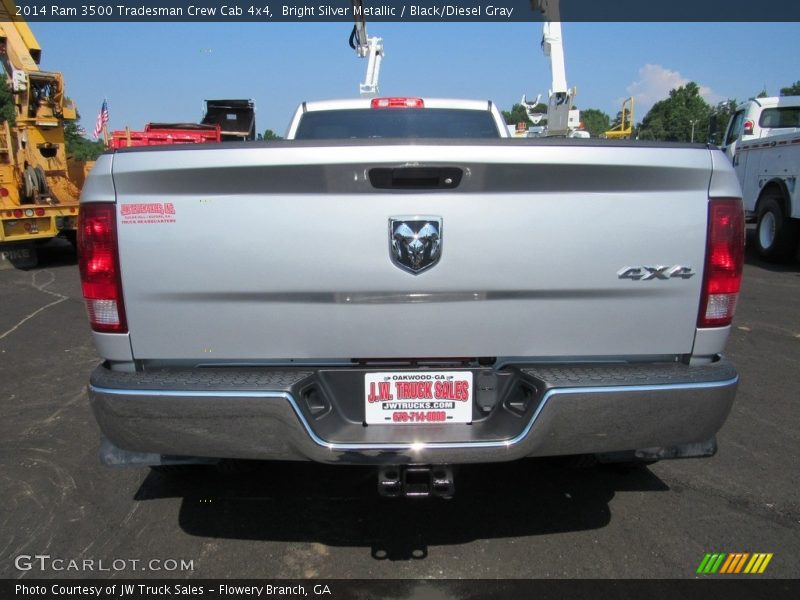 Bright Silver Metallic / Black/Diesel Gray 2014 Ram 3500 Tradesman Crew Cab 4x4