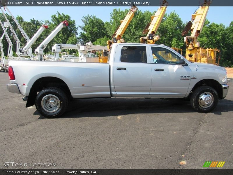 Bright Silver Metallic / Black/Diesel Gray 2014 Ram 3500 Tradesman Crew Cab 4x4