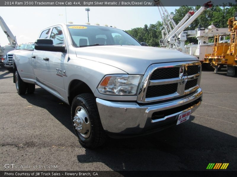 Bright Silver Metallic / Black/Diesel Gray 2014 Ram 3500 Tradesman Crew Cab 4x4