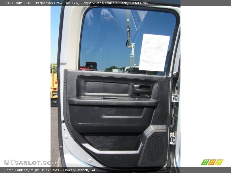 Bright Silver Metallic / Black/Diesel Gray 2014 Ram 3500 Tradesman Crew Cab 4x4