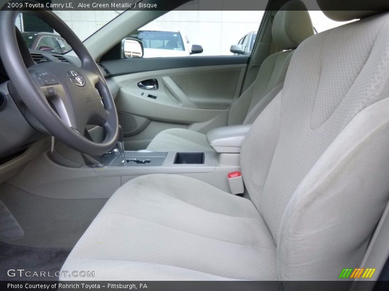 Aloe Green Metallic / Bisque 2009 Toyota Camry LE