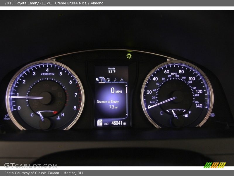 Creme Brulee Mica / Almond 2015 Toyota Camry XLE V6