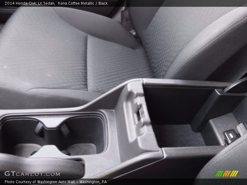 Kona Coffee Metallic / Black 2014 Honda Civic LX Sedan