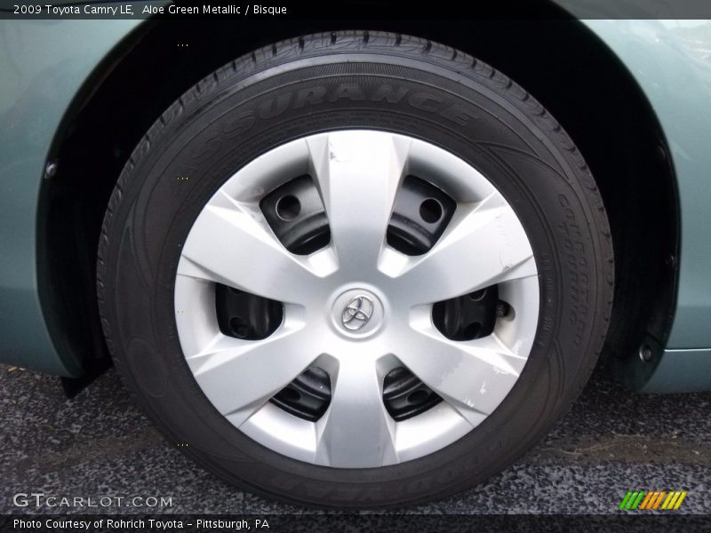 Aloe Green Metallic / Bisque 2009 Toyota Camry LE