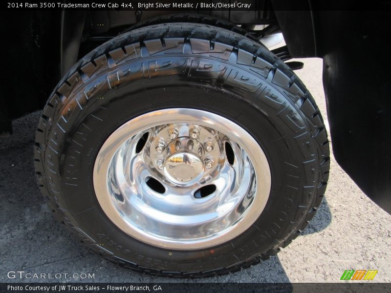 Bright Silver Metallic / Black/Diesel Gray 2014 Ram 3500 Tradesman Crew Cab 4x4
