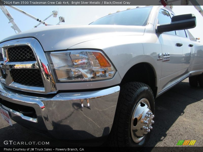 Bright Silver Metallic / Black/Diesel Gray 2014 Ram 3500 Tradesman Crew Cab 4x4