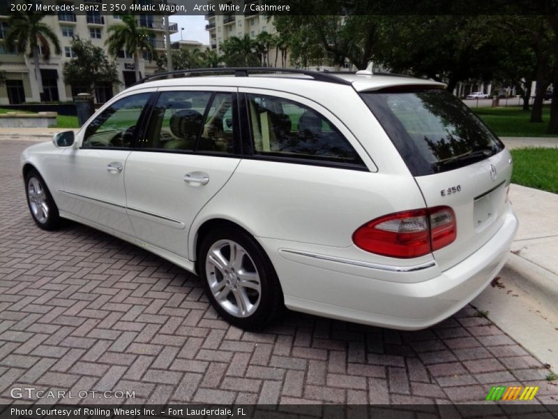 Arctic White / Cashmere 2007 Mercedes-Benz E 350 4Matic Wagon