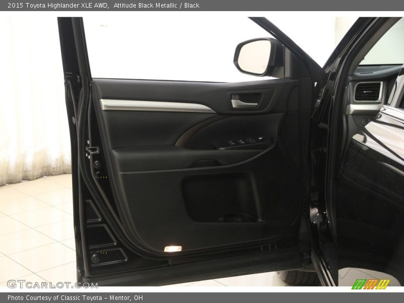 Attitude Black Metallic / Black 2015 Toyota Highlander XLE AWD