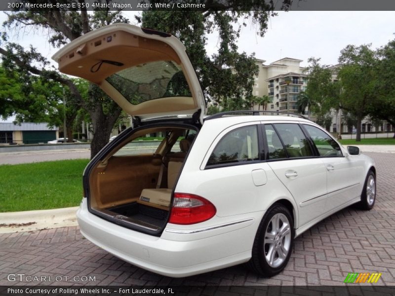 Arctic White / Cashmere 2007 Mercedes-Benz E 350 4Matic Wagon