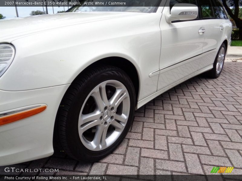 Arctic White / Cashmere 2007 Mercedes-Benz E 350 4Matic Wagon