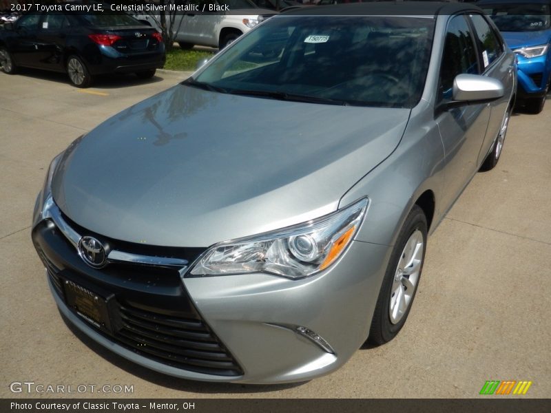 Celestial Silver Metallic / Black 2017 Toyota Camry LE