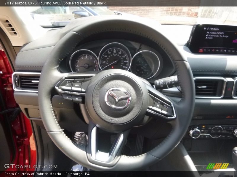 Soul Red Metallic / Black 2017 Mazda CX-5 Touring AWD