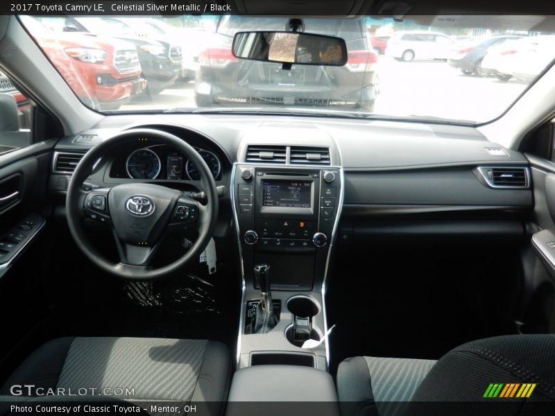 Celestial Silver Metallic / Black 2017 Toyota Camry LE