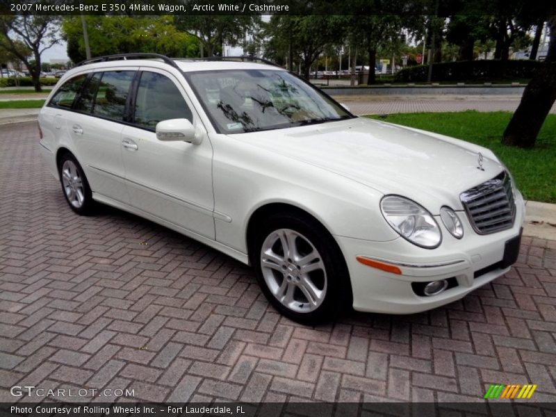 Arctic White / Cashmere 2007 Mercedes-Benz E 350 4Matic Wagon