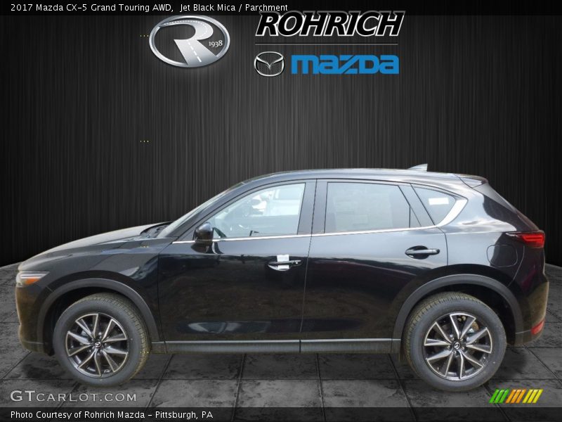 Jet Black Mica / Parchment 2017 Mazda CX-5 Grand Touring AWD