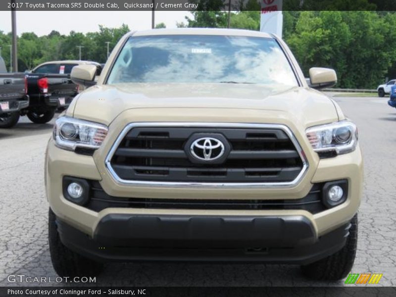 Quicksand / Cement Gray 2017 Toyota Tacoma SR5 Double Cab