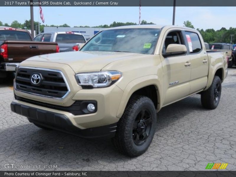 Front 3/4 View of 2017 Tacoma SR5 Double Cab