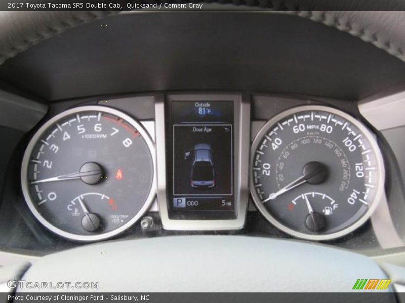  2017 Tacoma SR5 Double Cab SR5 Double Cab Gauges