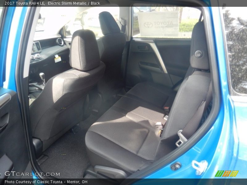 Electric Storm Metallic / Black 2017 Toyota RAV4 LE