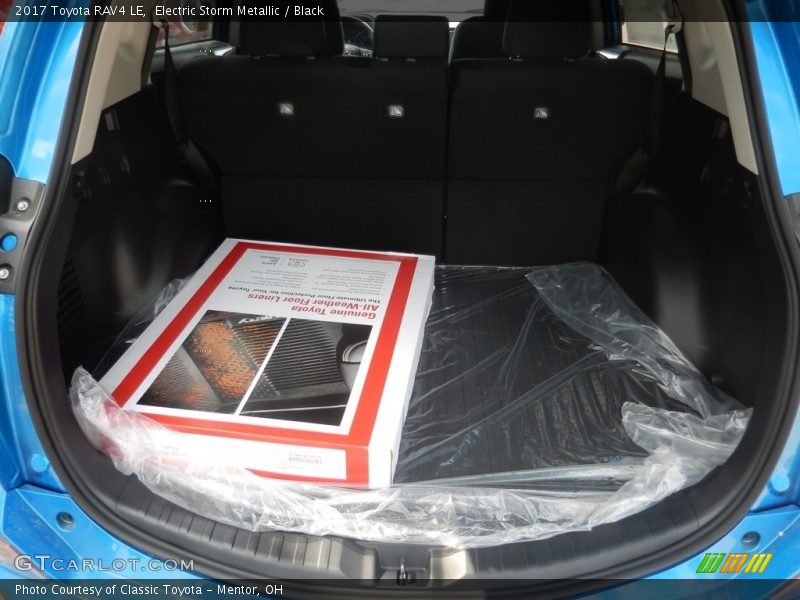 Electric Storm Metallic / Black 2017 Toyota RAV4 LE