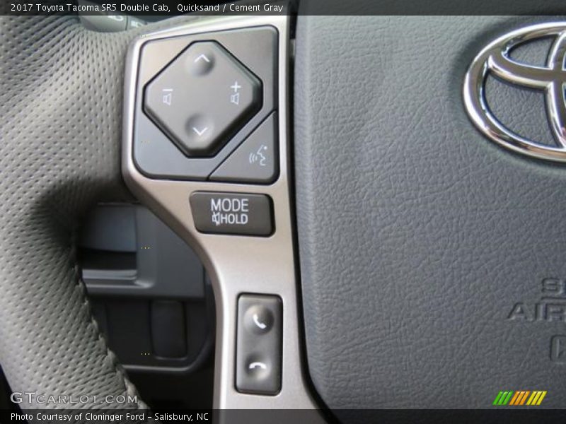 Controls of 2017 Tacoma SR5 Double Cab