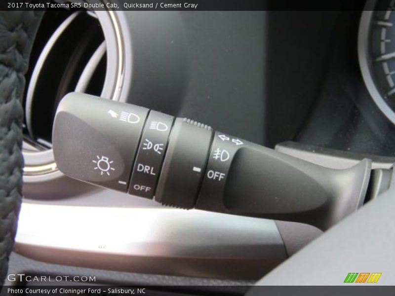 Controls of 2017 Tacoma SR5 Double Cab