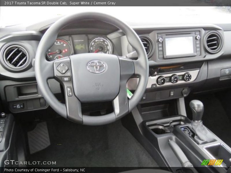 Dashboard of 2017 Tacoma SR Double Cab