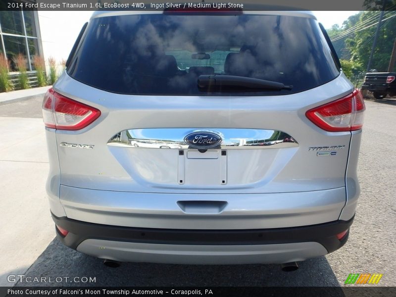 Ingot Silver / Medium Light Stone 2014 Ford Escape Titanium 1.6L EcoBoost 4WD