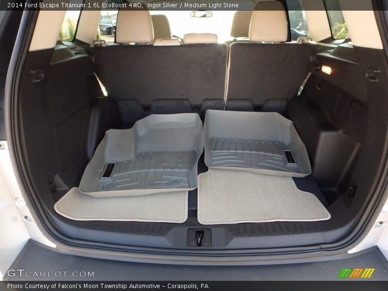 Ingot Silver / Medium Light Stone 2014 Ford Escape Titanium 1.6L EcoBoost 4WD