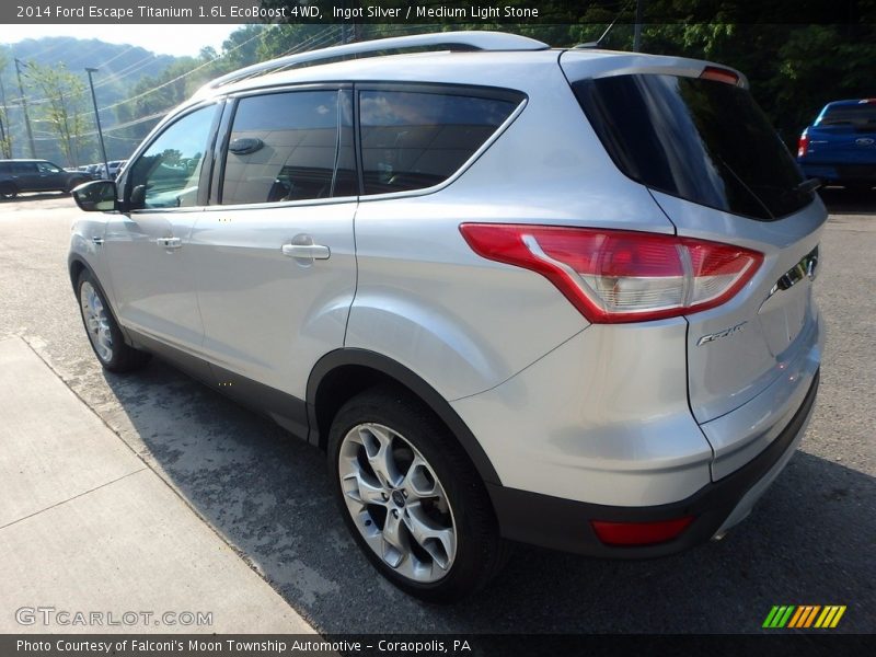 Ingot Silver / Medium Light Stone 2014 Ford Escape Titanium 1.6L EcoBoost 4WD