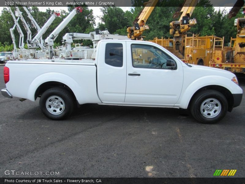 Avalanche White / Graphite 2012 Nissan Frontier S King Cab