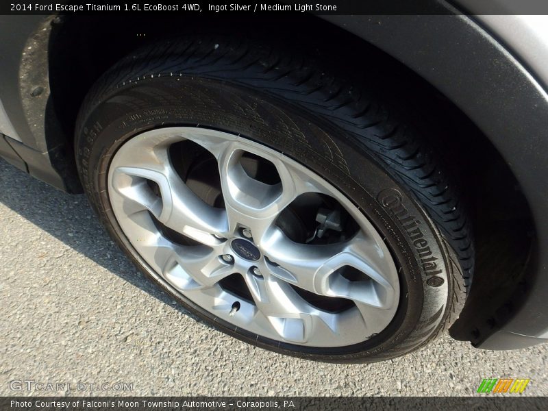 Ingot Silver / Medium Light Stone 2014 Ford Escape Titanium 1.6L EcoBoost 4WD