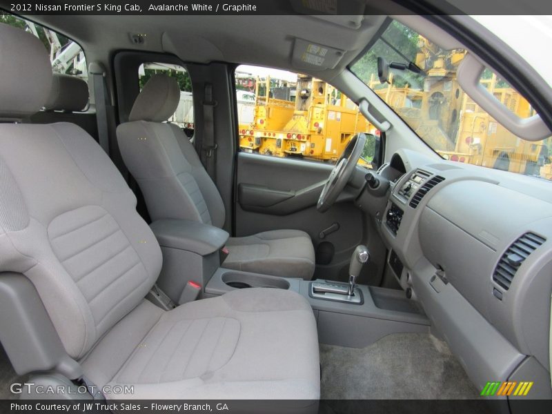 Avalanche White / Graphite 2012 Nissan Frontier S King Cab