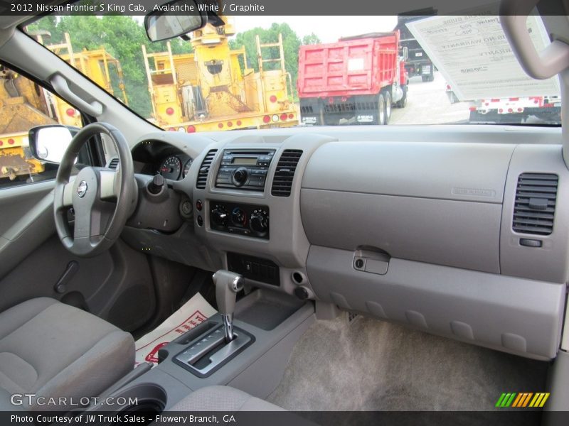 Avalanche White / Graphite 2012 Nissan Frontier S King Cab