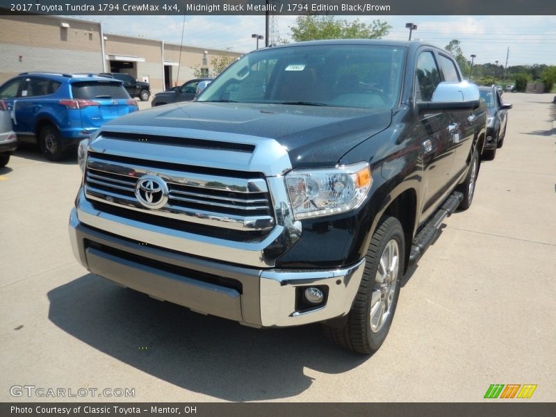 Midnight Black Metallic / 1794 Edition Black/Brown 2017 Toyota Tundra 1794 CrewMax 4x4