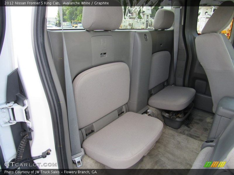 Avalanche White / Graphite 2012 Nissan Frontier S King Cab