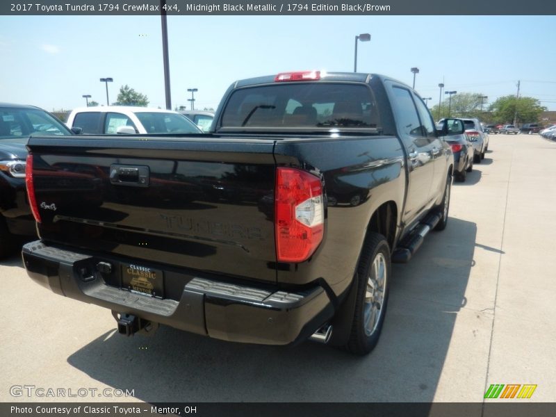 Midnight Black Metallic / 1794 Edition Black/Brown 2017 Toyota Tundra 1794 CrewMax 4x4