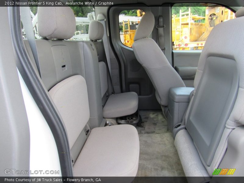 Avalanche White / Graphite 2012 Nissan Frontier S King Cab