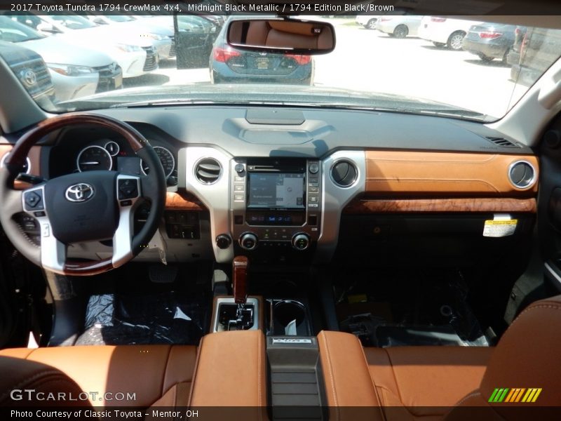 Midnight Black Metallic / 1794 Edition Black/Brown 2017 Toyota Tundra 1794 CrewMax 4x4