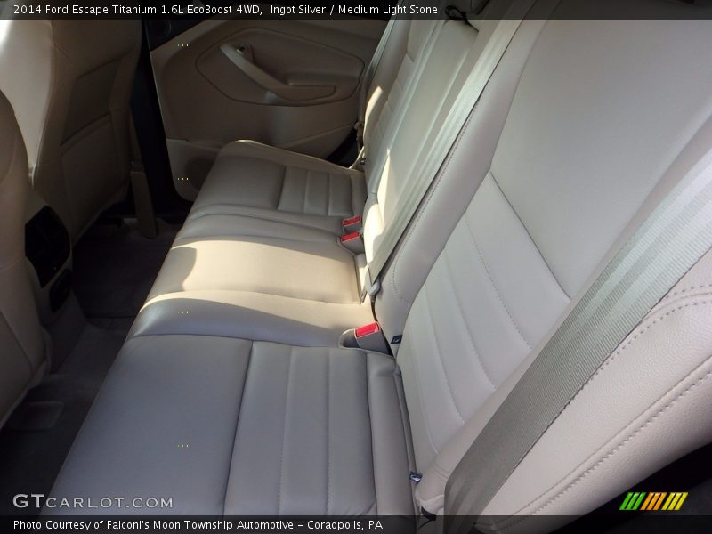 Ingot Silver / Medium Light Stone 2014 Ford Escape Titanium 1.6L EcoBoost 4WD