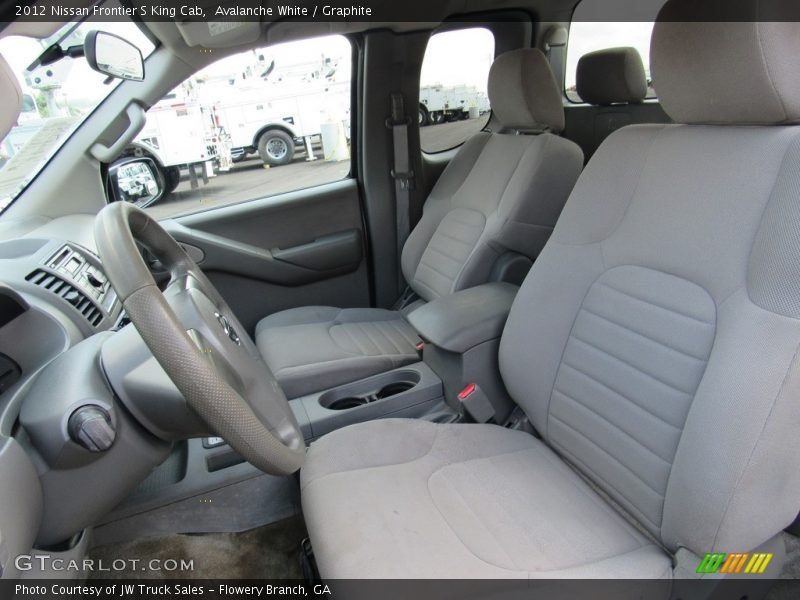 Avalanche White / Graphite 2012 Nissan Frontier S King Cab