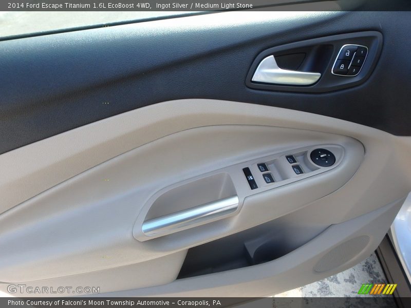 Ingot Silver / Medium Light Stone 2014 Ford Escape Titanium 1.6L EcoBoost 4WD